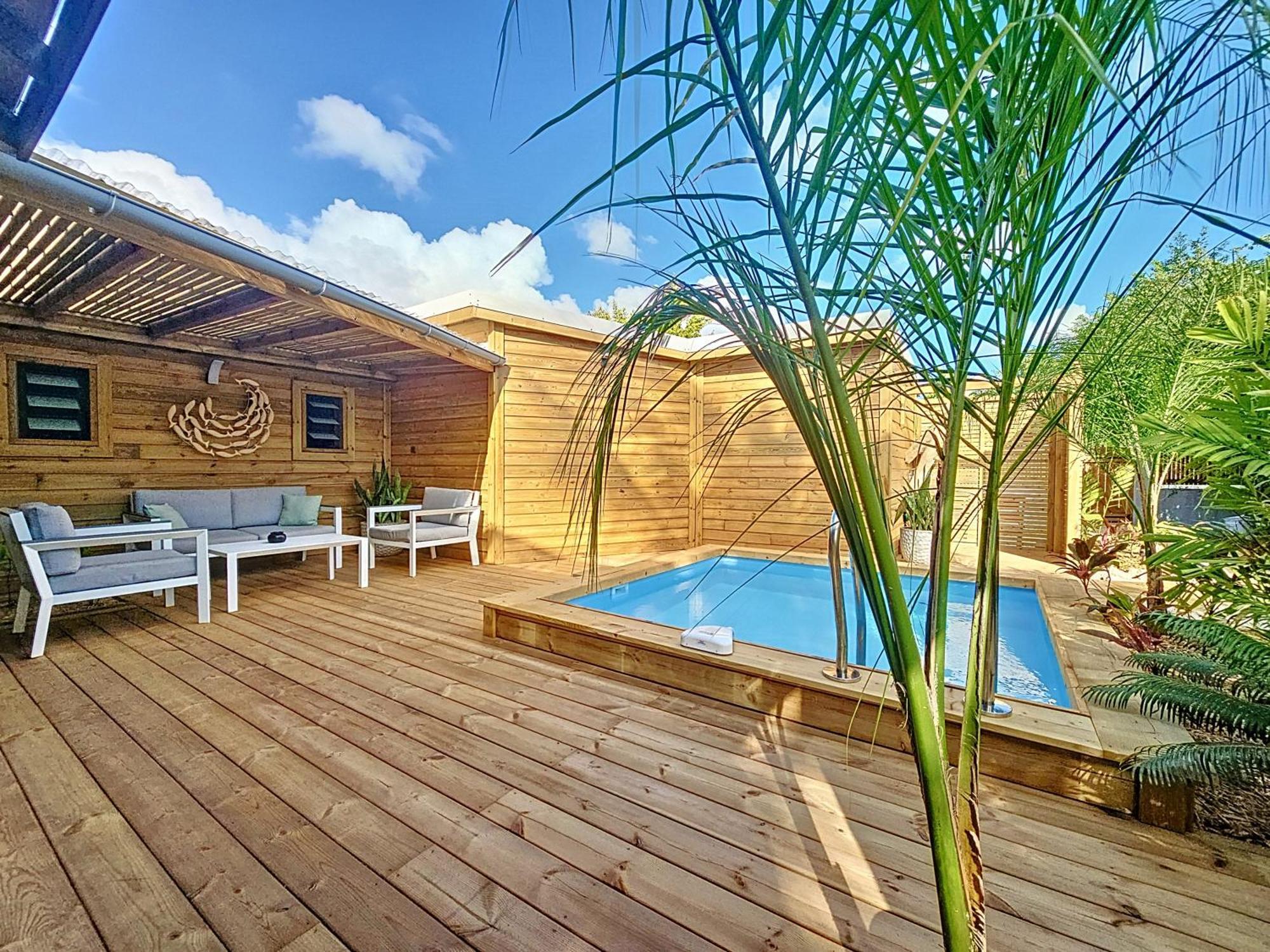 Villa L'Anjou Creole A Sainte Anne En Guadeloupe Avec Piscine Privee Et 2 Chambres Pour 4 Personnes Sainte-Anne (Grande-Terre) Exterior foto