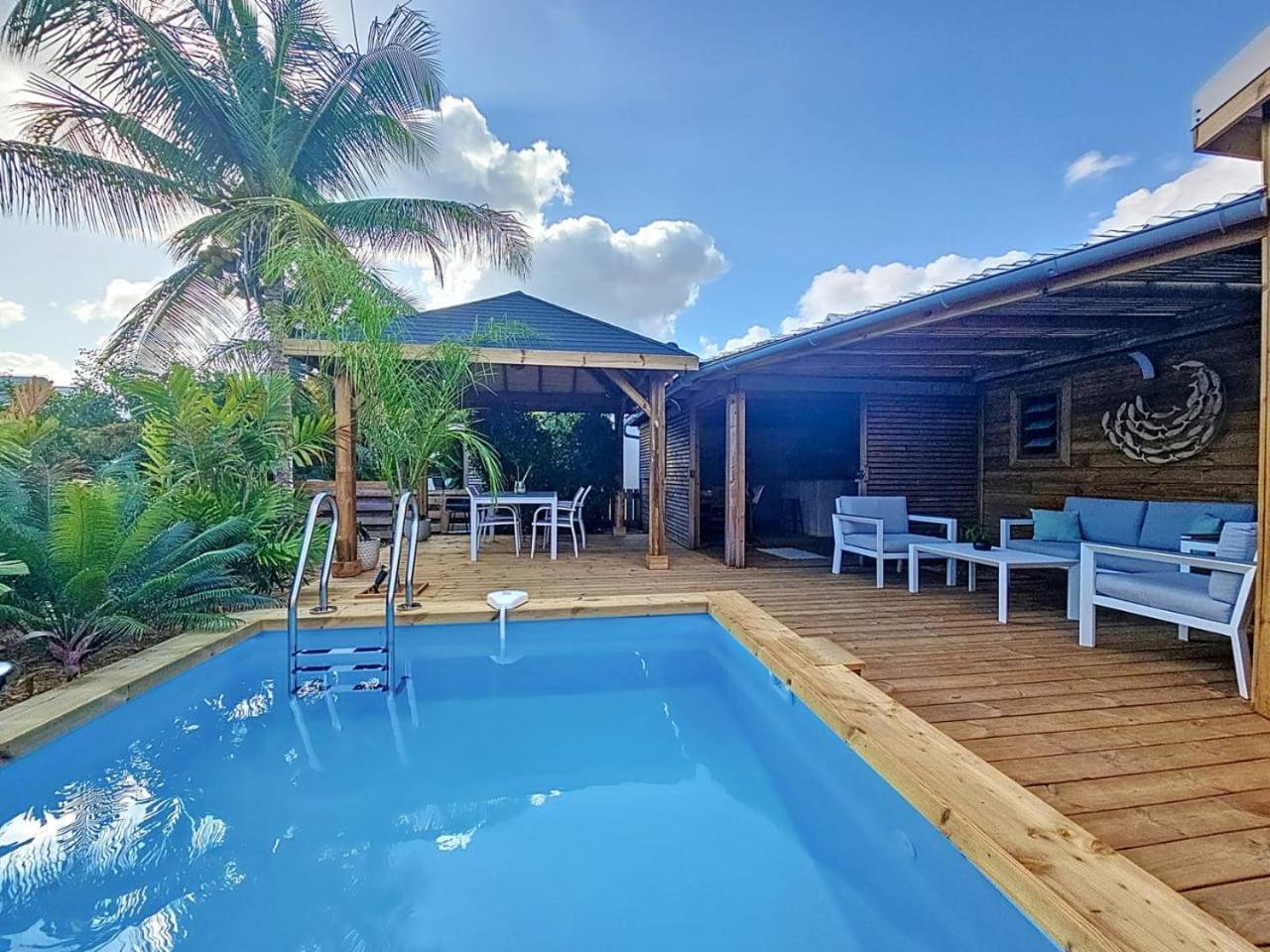 Villa L'Anjou Creole A Sainte Anne En Guadeloupe Avec Piscine Privee Et 2 Chambres Pour 4 Personnes Sainte-Anne (Grande-Terre) Exterior foto